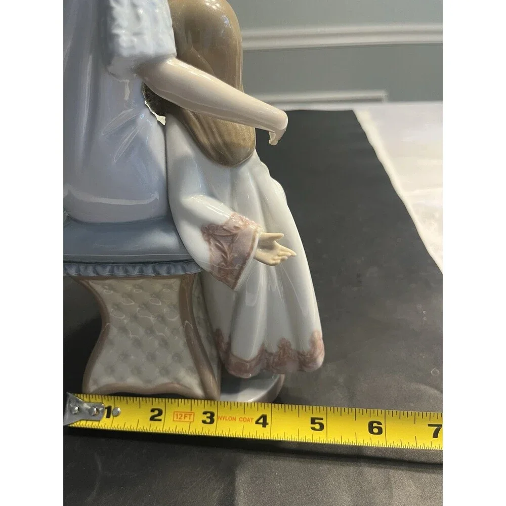 Lladro #5457 BEDTIME STORY Figurine Mother Daughter PERFECT CONDITION!